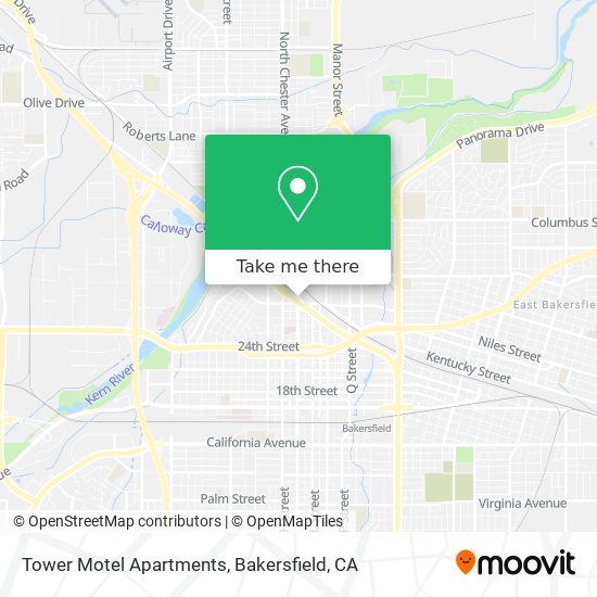 Tower Motel Apartments map