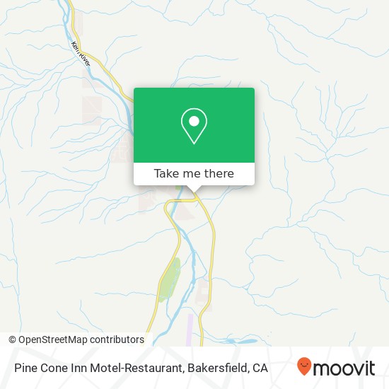Mapa de Pine Cone Inn Motel-Restaurant