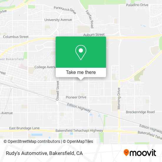 Rudy's Automotive map