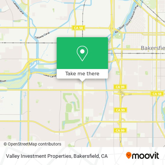 Valley Investment Properties map