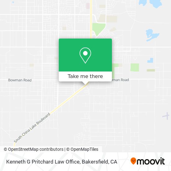 Kenneth G Pritchard Law Office map