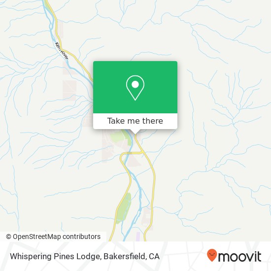 Whispering Pines Lodge map