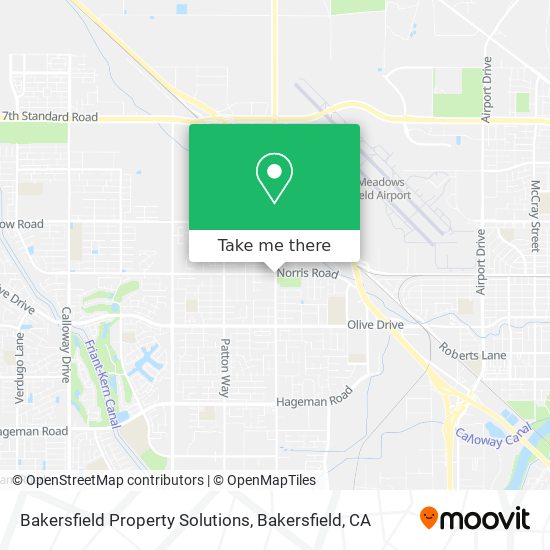 Bakersfield Property Solutions map