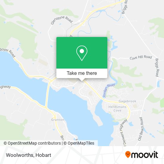 Woolworths map