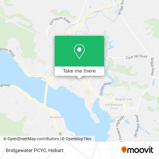 Bridgewater PCYC map