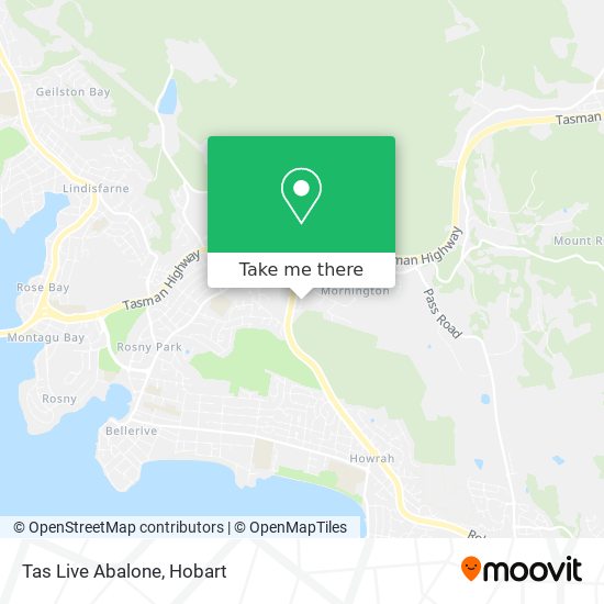 Tas Live Abalone map