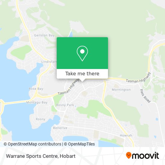 Warrane Sports Centre map