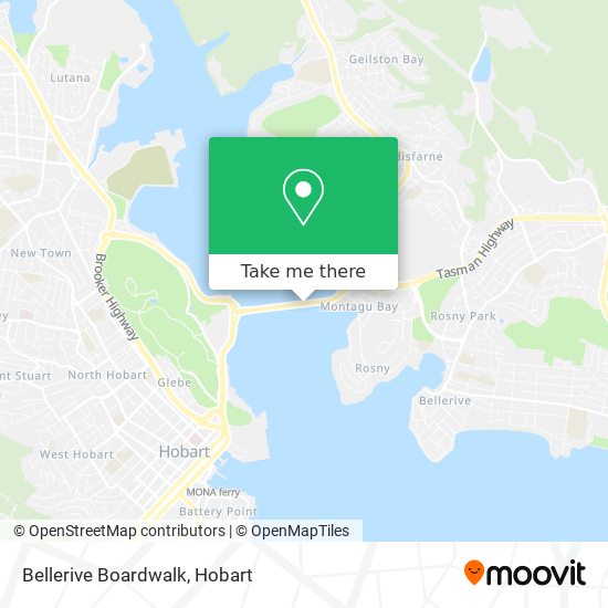 Bellerive Boardwalk map