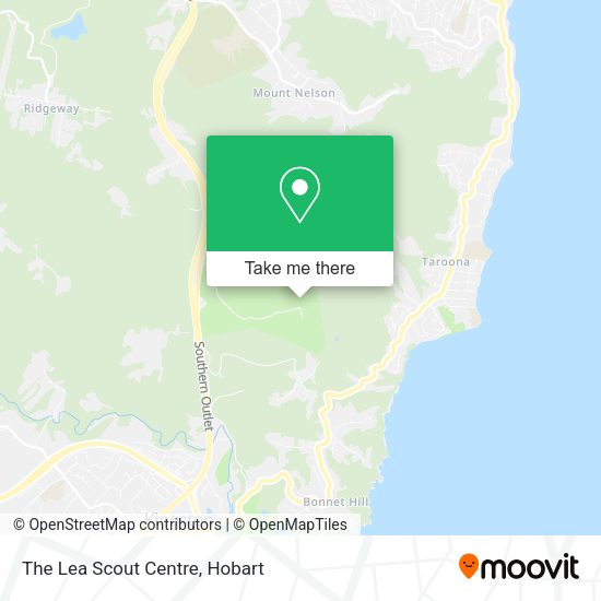 The Lea Scout Centre map
