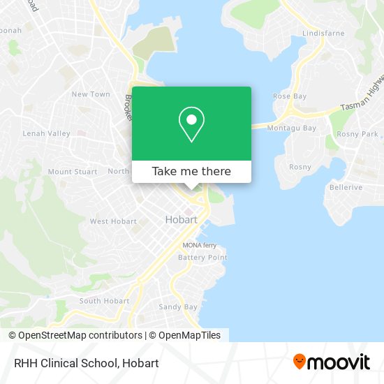 RHH Clinical School map