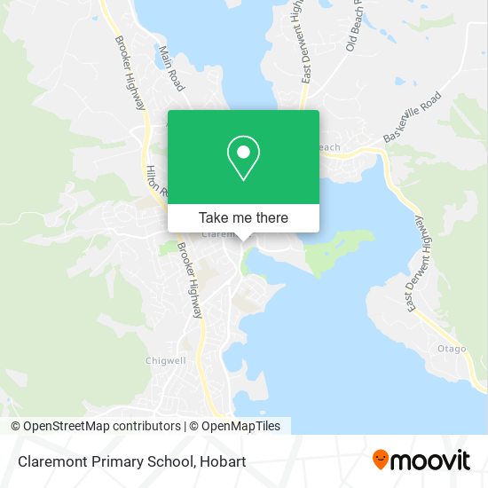 Claremont Primary School map