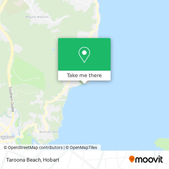 Taroona Beach map