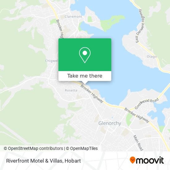 Riverfront Motel & Villas map