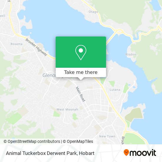 Animal Tuckerbox Derwent Park map