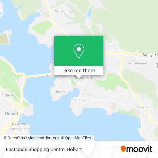 Mapa Eastlands Shopping Centre