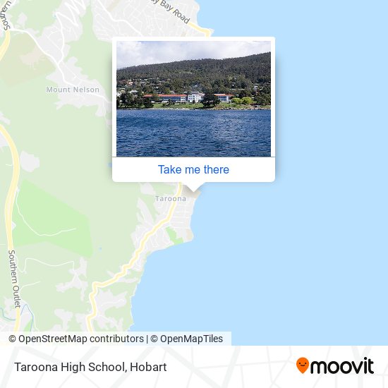 Taroona High School map
