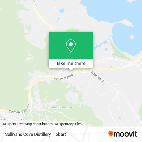Sullivans Cove Distillery map