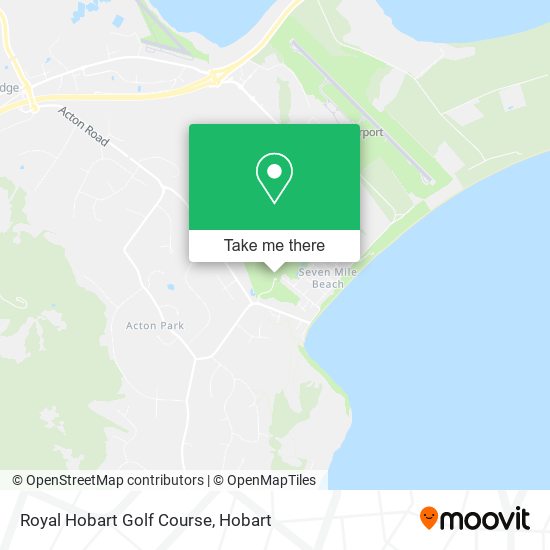 Royal Hobart Golf Course map