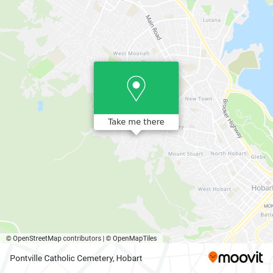 Pontville Catholic Cemetery map