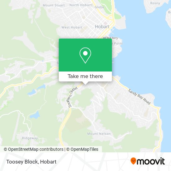 Mapa Toosey Block