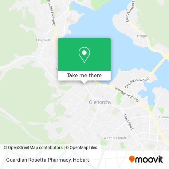 Guardian Rosetta Pharmacy map