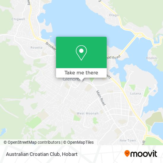 Mapa Australian Croatian Club