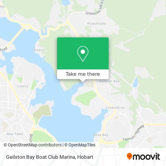 Geilston Bay Boat Club Marina map