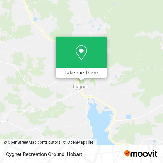 Cygnet Recreation Ground map