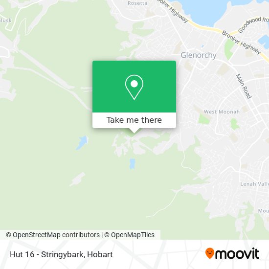 Hut 16 - Stringybark map