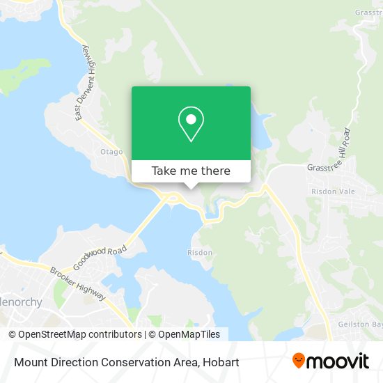 Mount Direction Conservation Area map