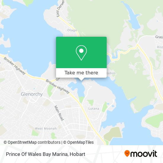 Prince Of Wales Bay Marina map