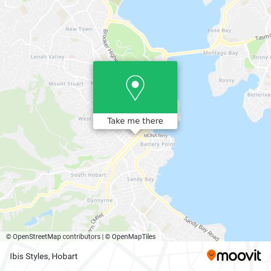 Ibis Styles map