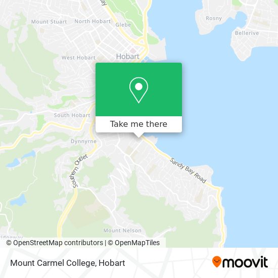 Mount Carmel College map