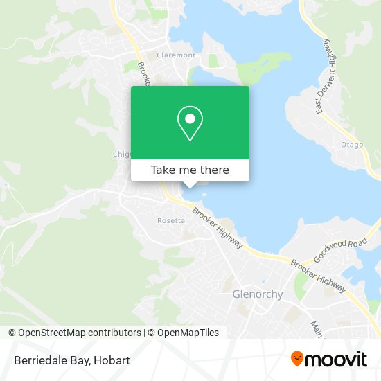 Mapa Berriedale Bay