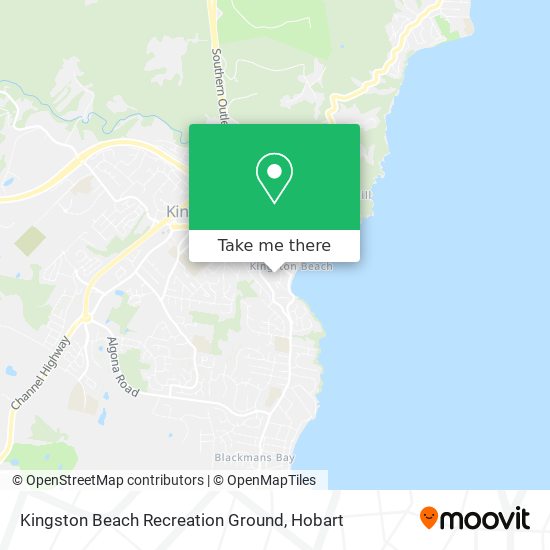 Kingston Beach Recreation Ground map
