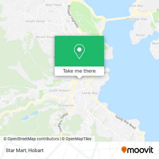 Star Mart map