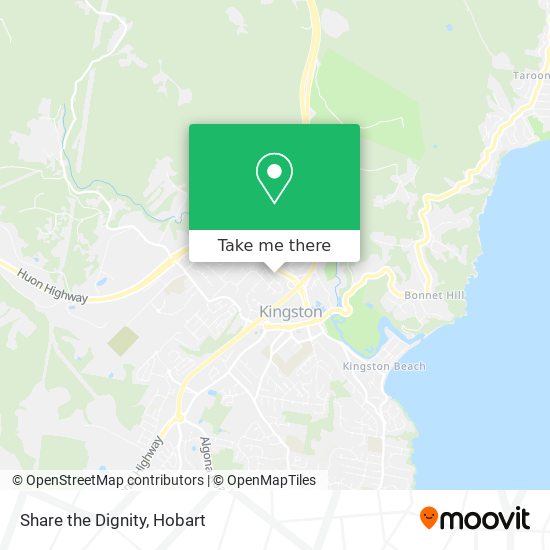 Share the Dignity map
