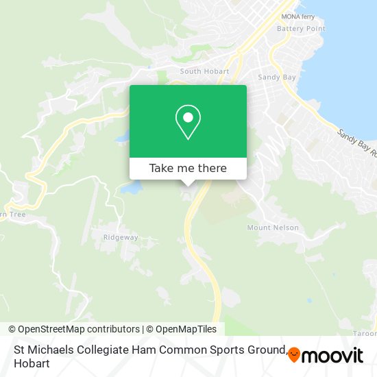 Mapa St Michaels Collegiate Ham Common Sports Ground