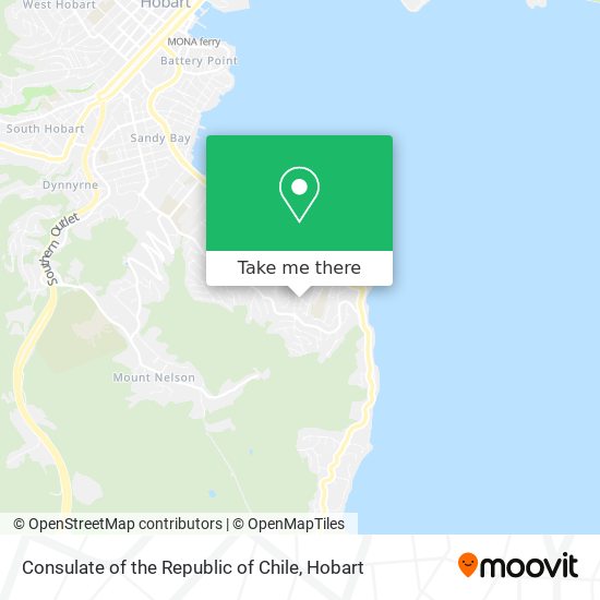 Consulate of the Republic of Chile map