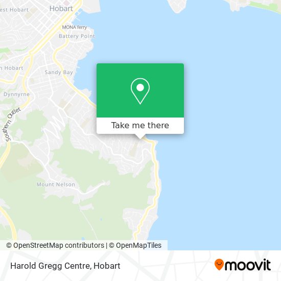 Harold Gregg Centre map