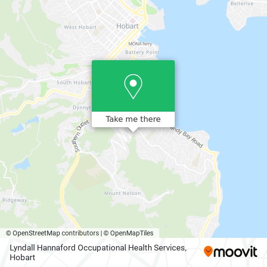 Lyndall Hannaford Occupational Health Services map