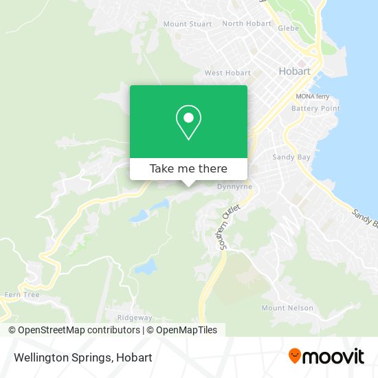 Wellington Springs map
