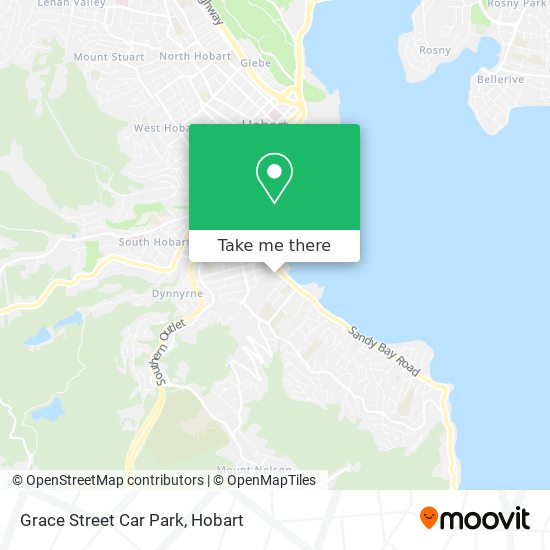 Grace Street Car Park map