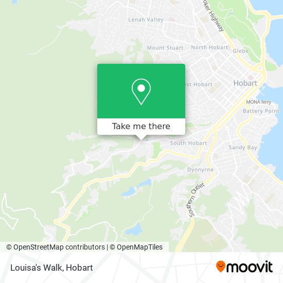 Louisa's Walk map