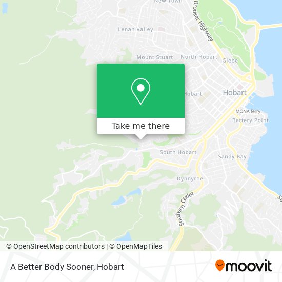 A Better Body Sooner map