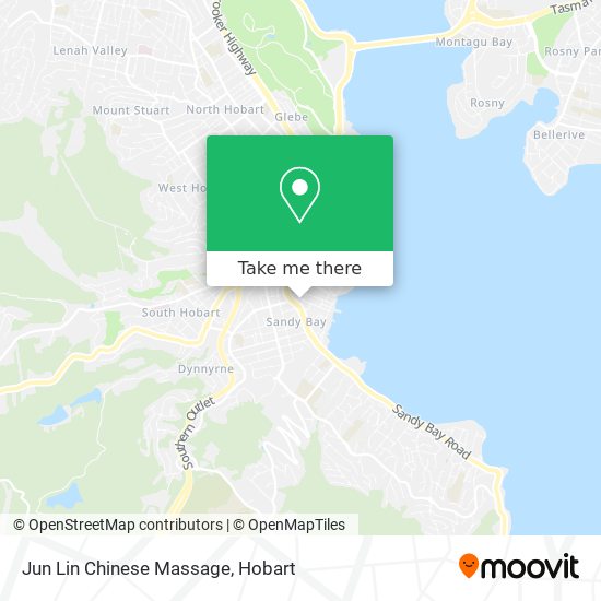 Jun Lin Chinese Massage map