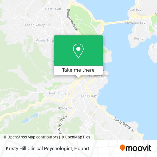 Mapa Kristy Hill Clinical Psychologist