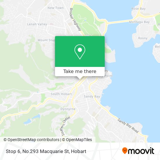 Stop 6, No.293 Macquarie St map