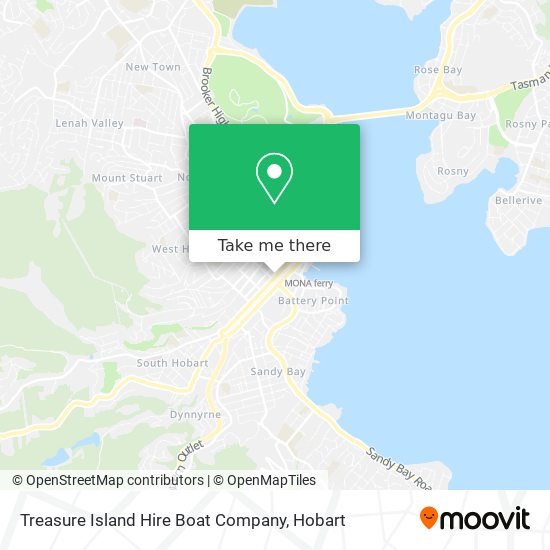 Treasure Island Hire Boat Company map