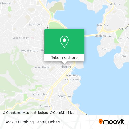 Mapa Rock It Climbing Centre